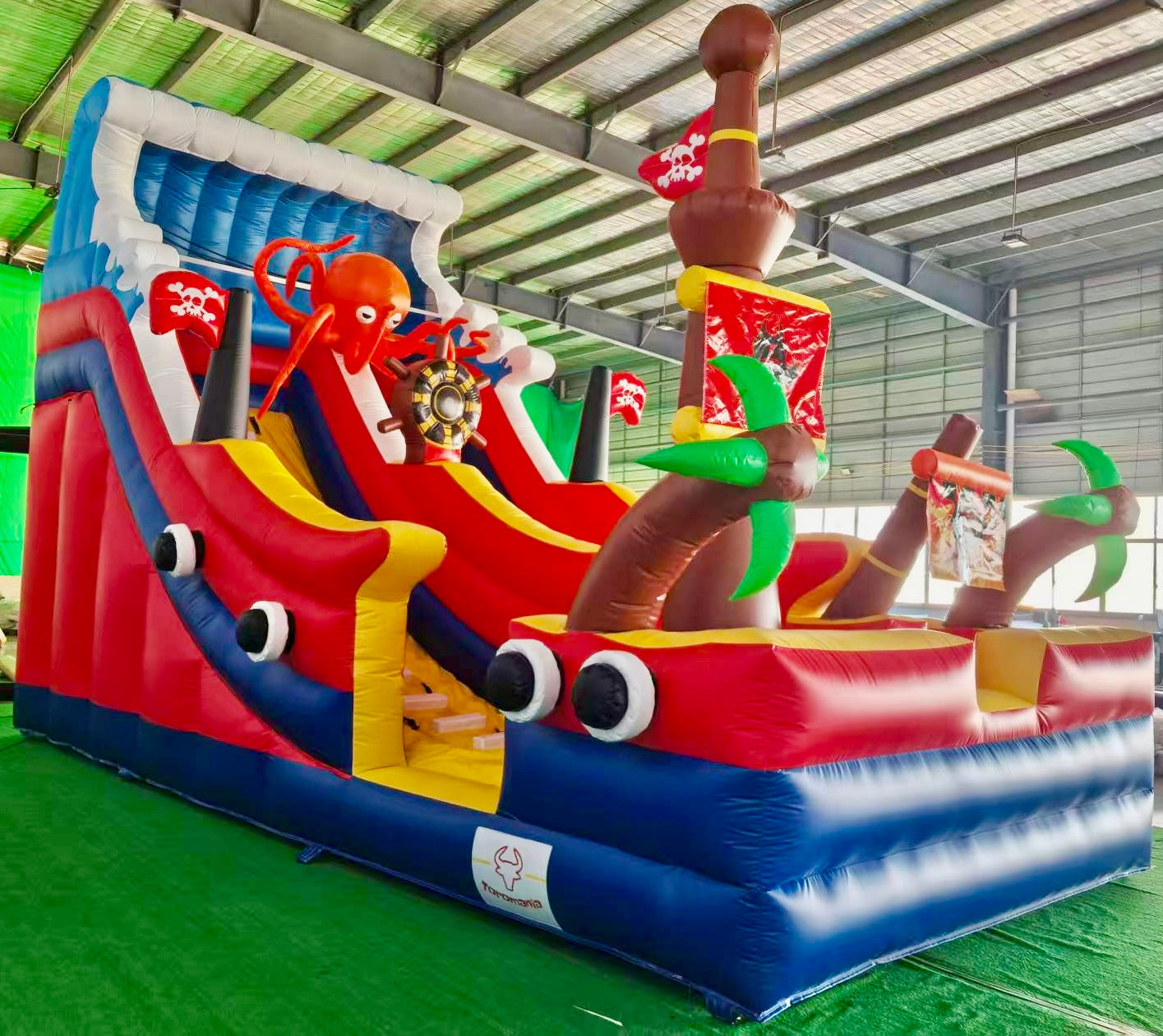 Juego Inflable Tobogán Pirata