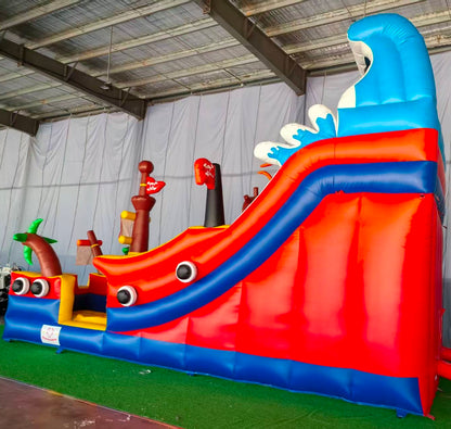 Juego Inflable Tobogán Pirata