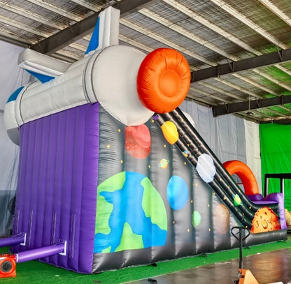 Juego Inflable Tobogán Espacial