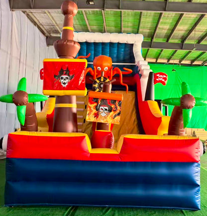 Juego Inflable Tobogán Pirata