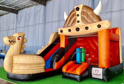 Juego Inflable Barco Vikingo