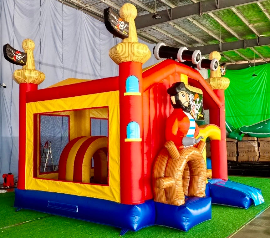 Castillo Inflable Pirata 5x5x4,8