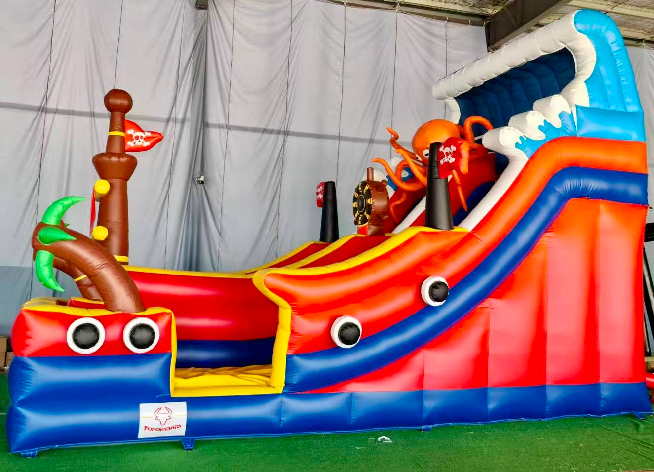 Juego Inflable Tobogán Pirata