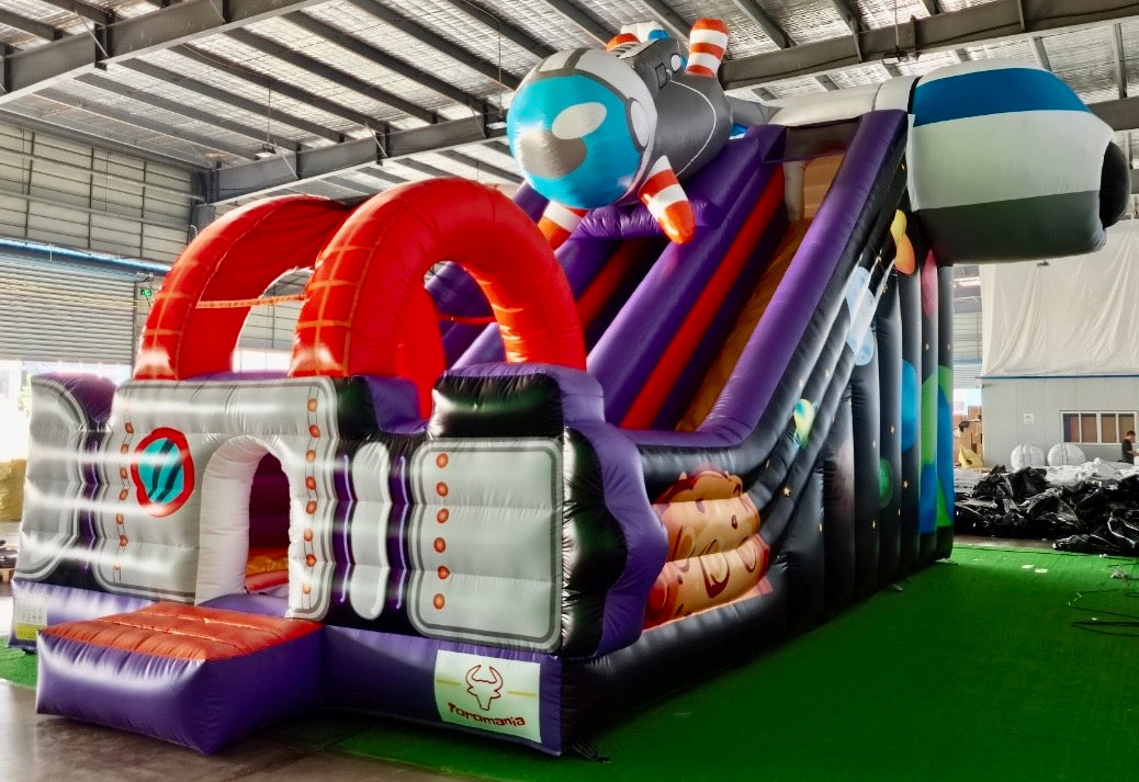 Juego Inflable Tobogán Espacial
