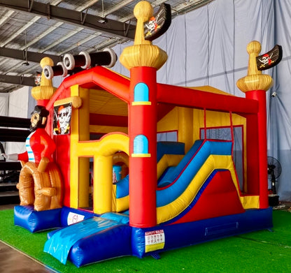 Castillo Inflable Pirata 5x5x4,8