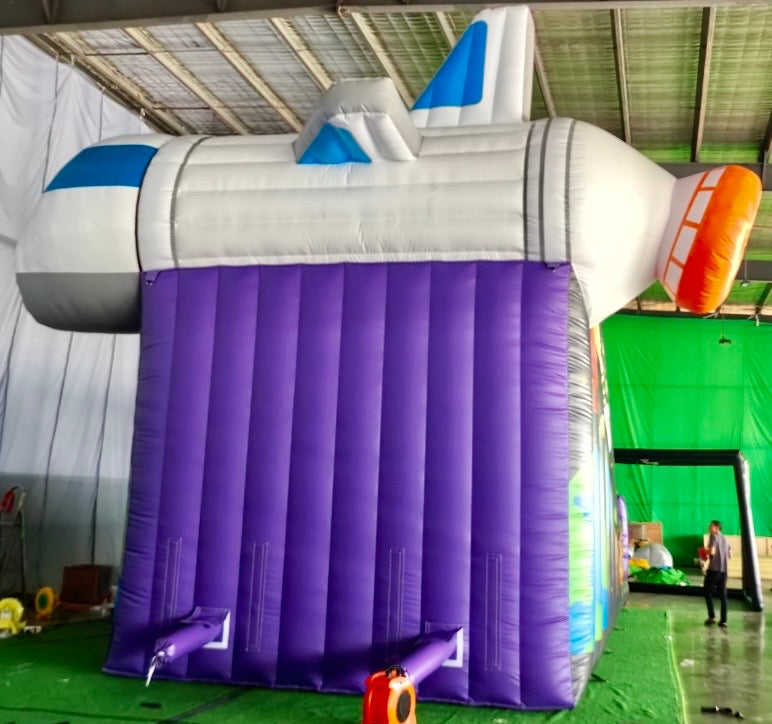 Juego Inflable Tobogán Espacial