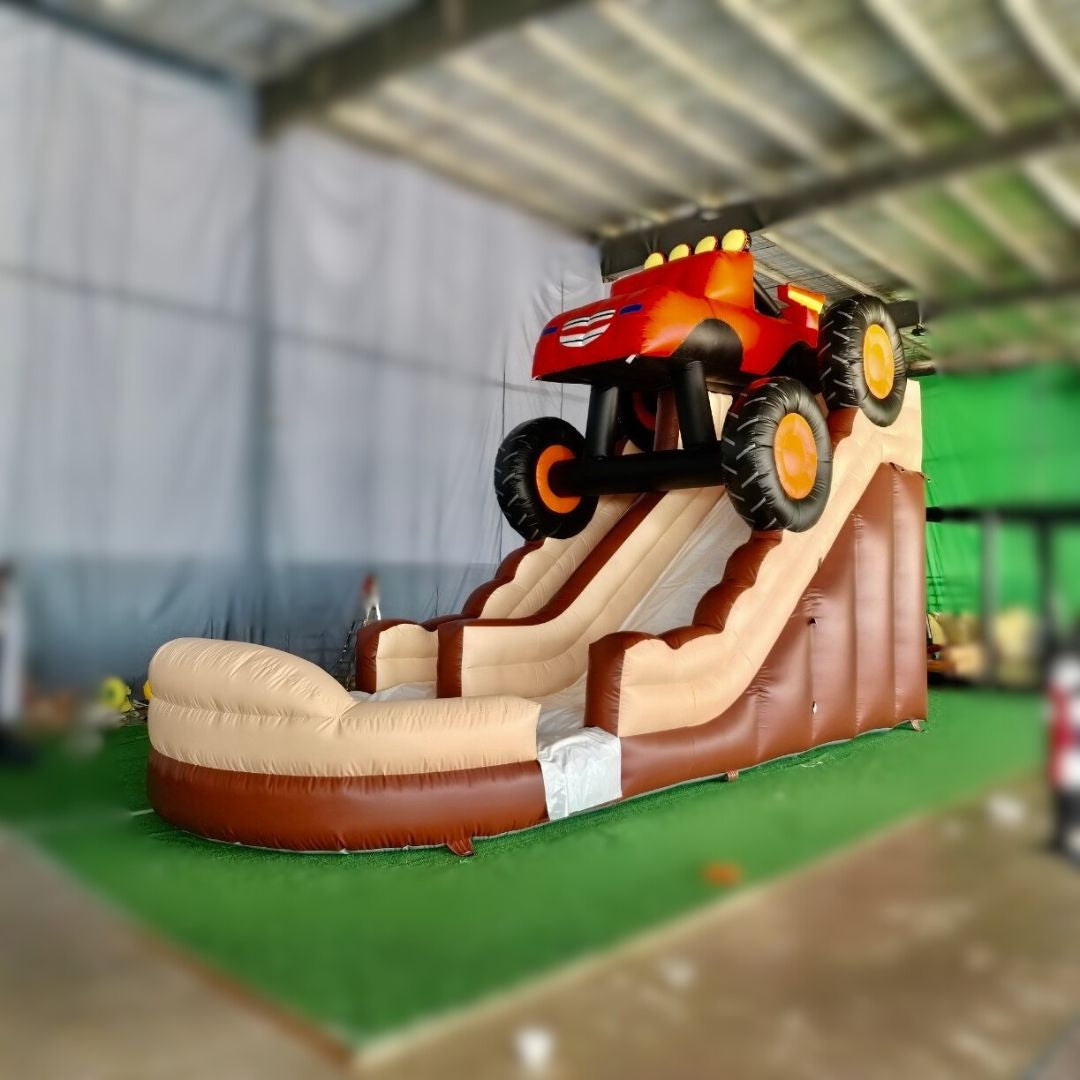 Juego Inflable Tobogán Monster Truck