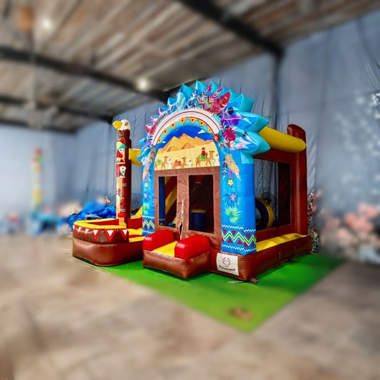 Juego Inflable Castillo Apache