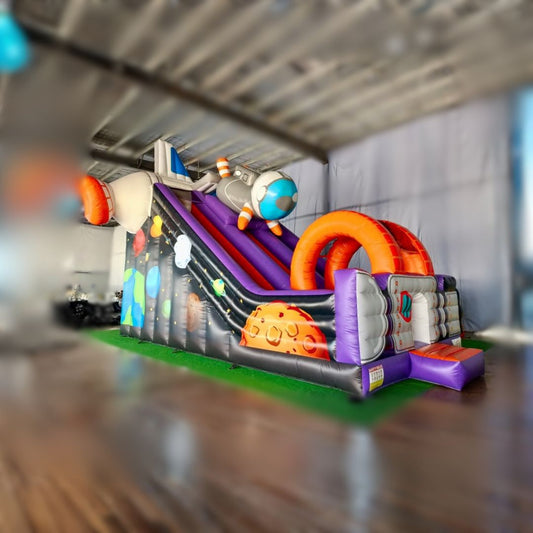 Juego Inflable Tobogán Espacial