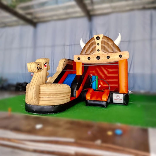 Juego Inflable Barco Vikingo