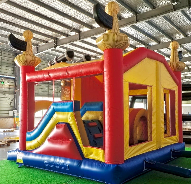 Castillo Inflable Pirata 5x5x4,8