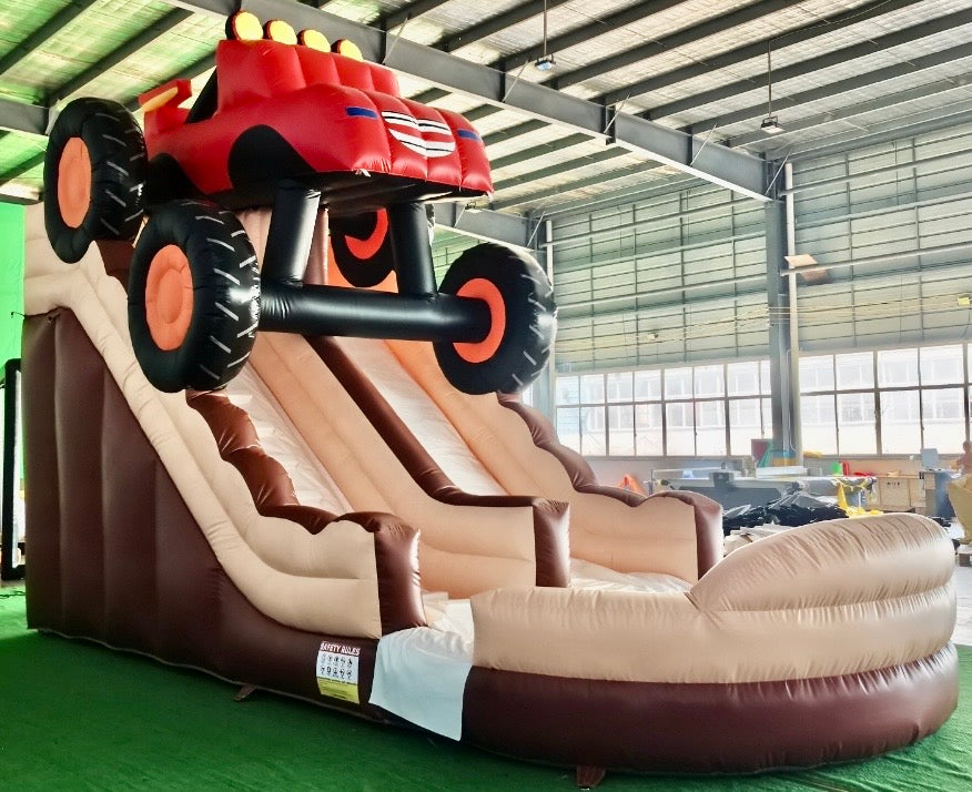 Juego Inflable Tobogán Monster Truck