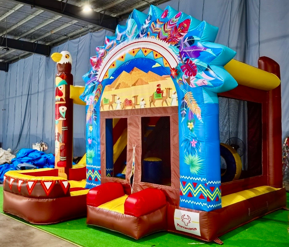 Juego Inflable Castillo Apache