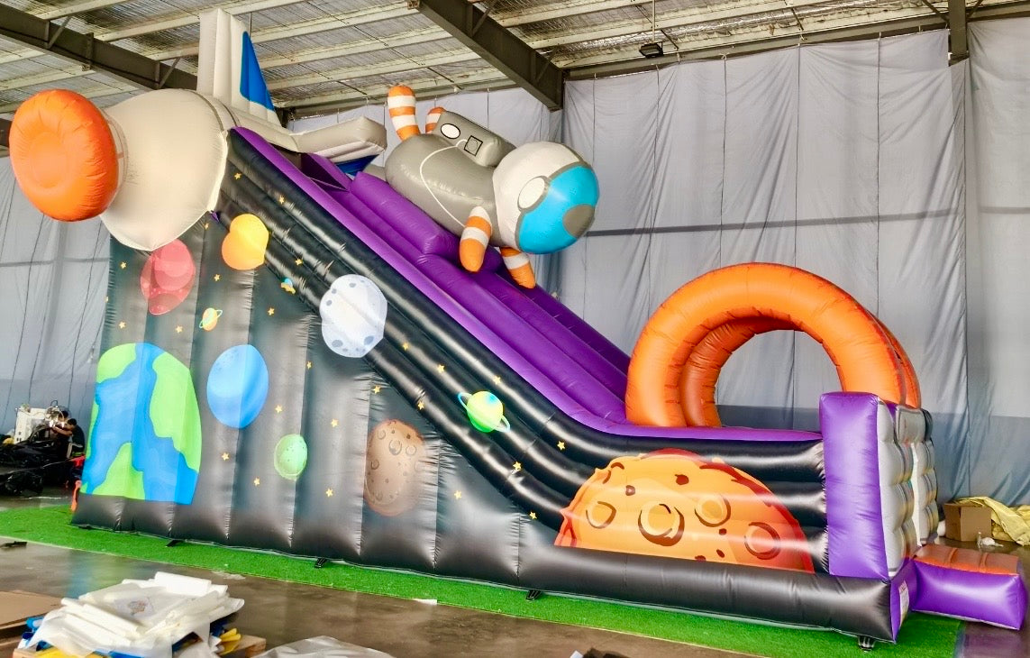 Juego Inflable Tobogán Espacial