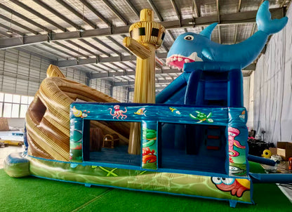 Juego Inflable Barco Hundido 7x6,5x6,5