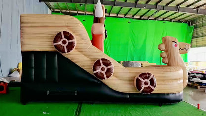 Juego Inflable Barco Vikingo