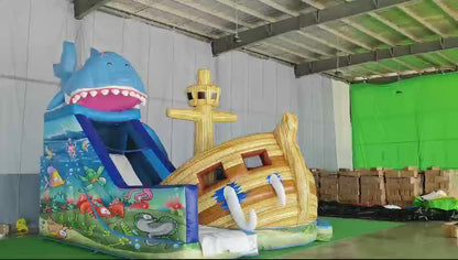 Juego Inflable Barco Hundido 7x6,5x6,5